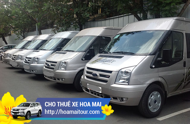 Hoa Mai có sẵn các dòng Ford Transit hay Mercedes Sprinter 16 chỗ phục vụ Hoa Mai có sẵn các dòng Ford Transit hay Mercedes Sprinter 16 chỗ phục vụ