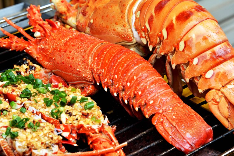 Tôm hùm được coi như là vua của các loài hải sản