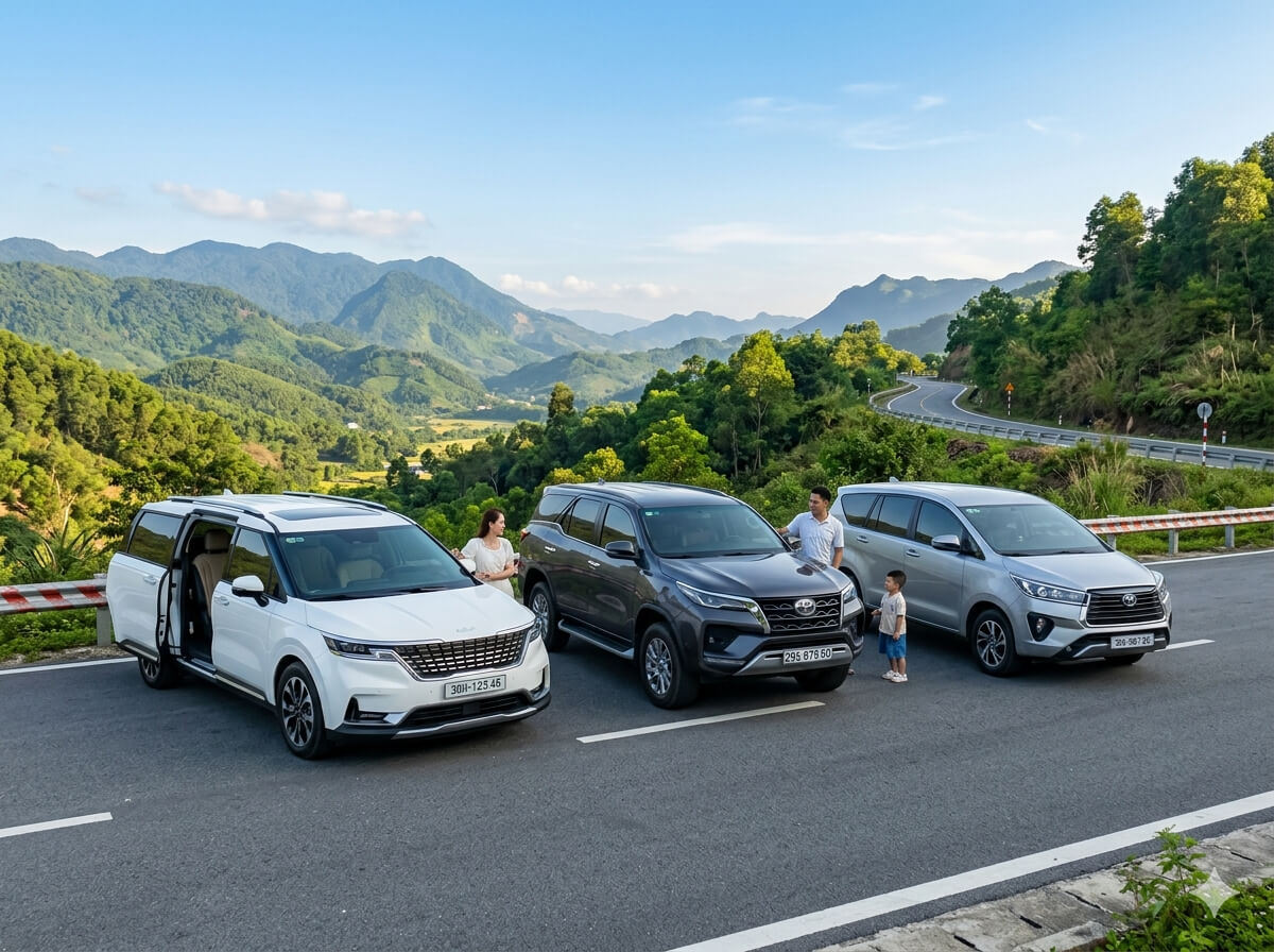 So Sánh Carnival Với Fortuner, Innova | Nên Thuê Xe Nào Tốt Nhất?