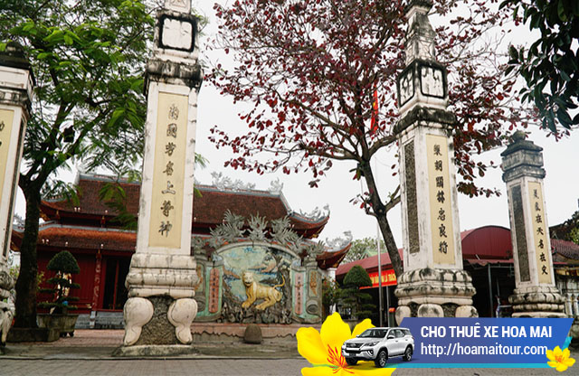 thuê xe đi đền ông Hoàng Mười giá rẻ