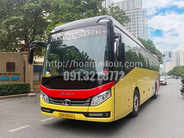 Cho thuê xe 45 chỗ Thaco BlueSky
