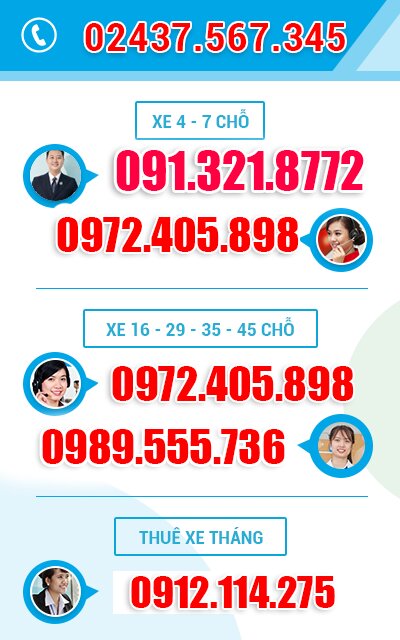 Hotline chuyên viên tư vấn của Thuê xe Hoa Mai